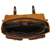 Jesse | Vintage Leather Crossbody Messenger Laptop Handbag