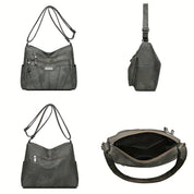 Kylee | Multi-Layer Leather Crossbody Travel Bag