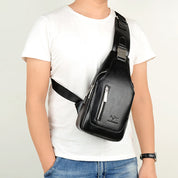 Stylish Men's Vintage Anti-Theft Sling Bag
