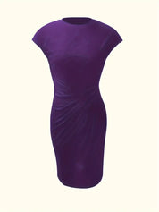 Ava | Chic Crew Neck Dress – Effortless Day-to-Night Sophistication