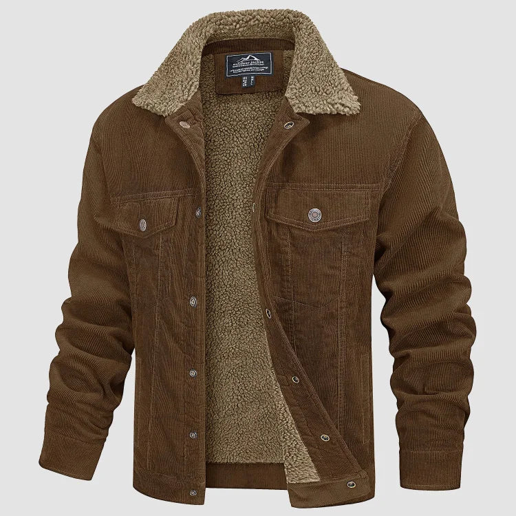 Kelvin | Stylish and Cozy Warm Corduroy Jacket
