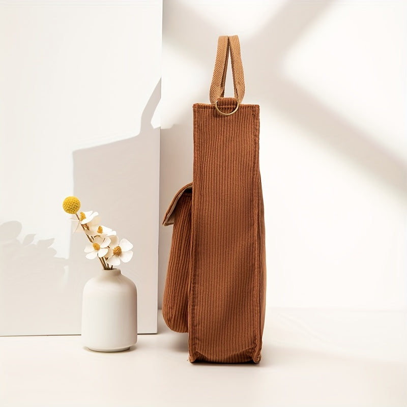 Adele | Corduroy Crossbody Travel Handbag