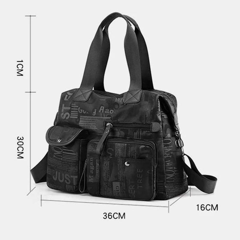 Remy | Vintage Print Crossbody Travel Tote