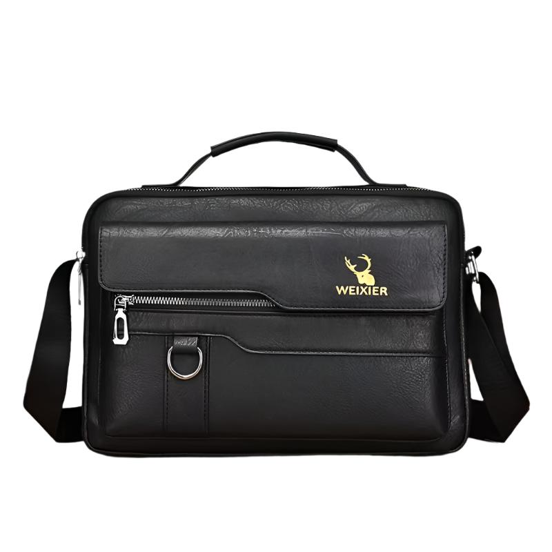 Emmanuel | Stylish Leather Small Crossbody Messenger Bag