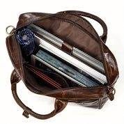 Ben | Leather Crossbody Messenger Laptop Handbag