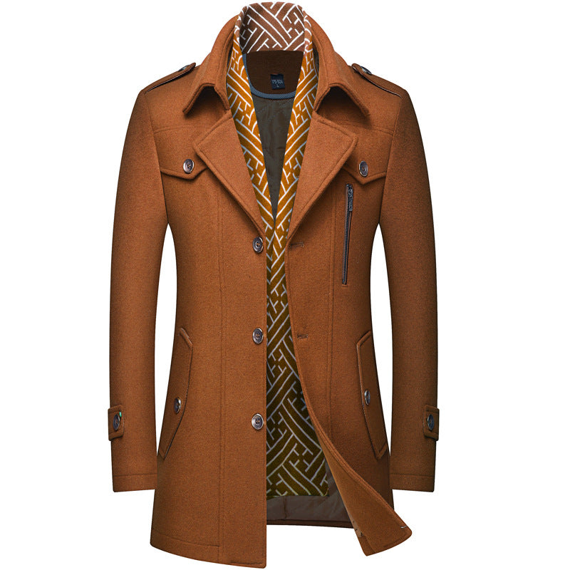 Frederick | Elegant Fitted Men's Overcoat
