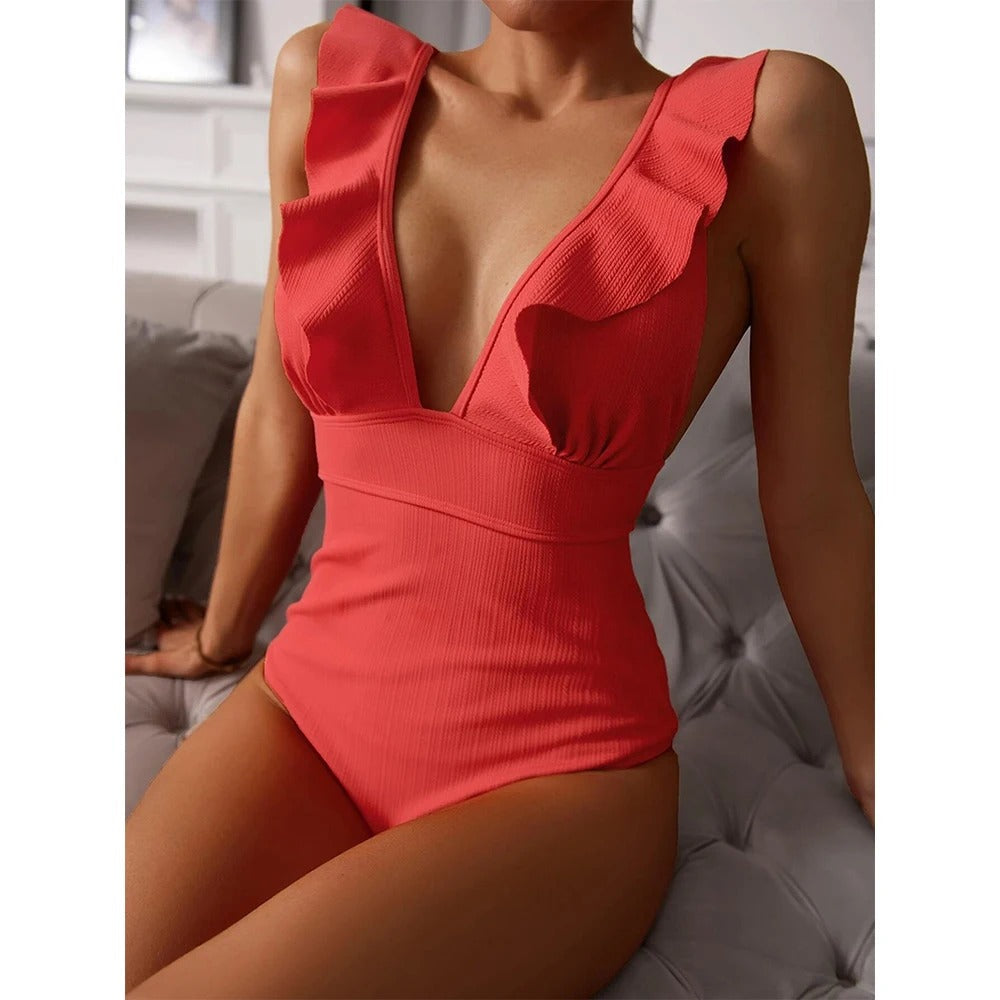 Elena | Ruffled One-Piece Swimwear