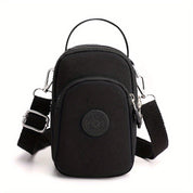 Mylah | Minimalist Solid Nylon Crossbody Small Handbag