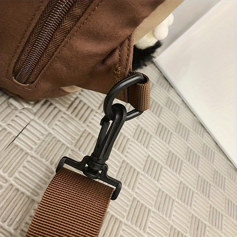 Cameron | Geometric Nylon Crossbody Bag