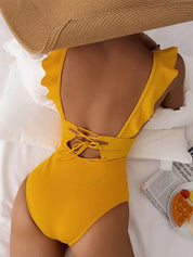 Elena | Ruffled One-Piece Swimwear