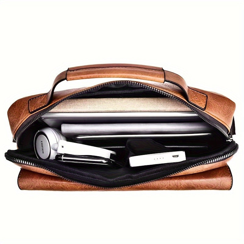 Emmanuel | Stylish Leather Small Crossbody Messenger Bag
