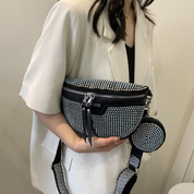Xiomara | Fashion Rhinestone Women's Crossbody Bum Bag