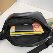 Alaya | Retro Leather Large Crossbody Chest Travel Bag