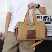 Gunnar | Vintage Canvas Large Travel Crossbody Messenger Tote Bag