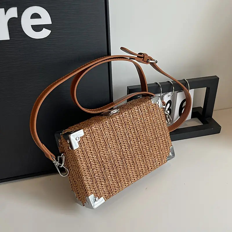 Amelie | Women's Chic Woven Crossbody Sling Bag