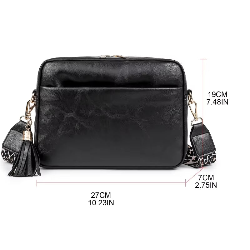 Hattie | Triple Zip Women's Crossbody Travel Bag