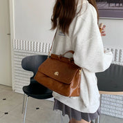 Miracle | Women's Chic Vintage Faux Leather Crossbody Messenger Handbag