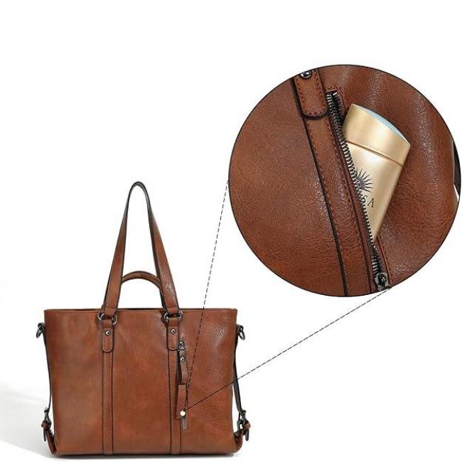 Vada | Women's Vintage Chic PU Leather Crossbody Handbag