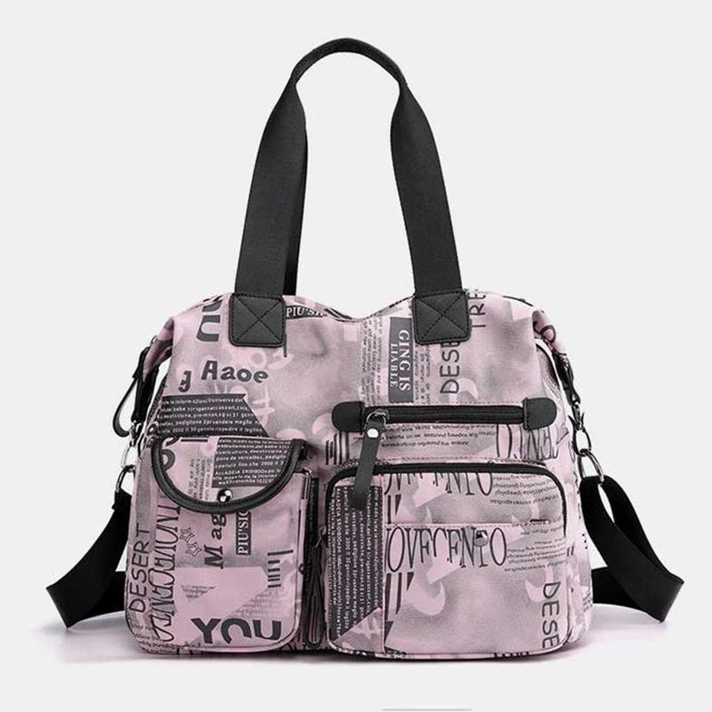 Remy | Vintage Print Crossbody Travel Tote