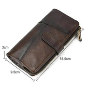 Hunter | Vintage Genuine Leather Travel Wallet with RFID Blocking