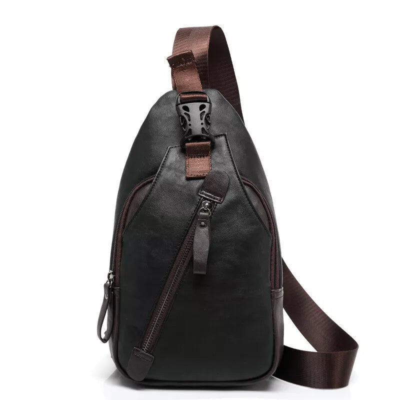 Messiah | Men's Vintage Leather Crossbody Bag