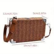Amelie | Women's Chic Woven Crossbody Sling Bag