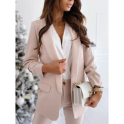 Ursulav | Women's Elegant Long Blazer | Work