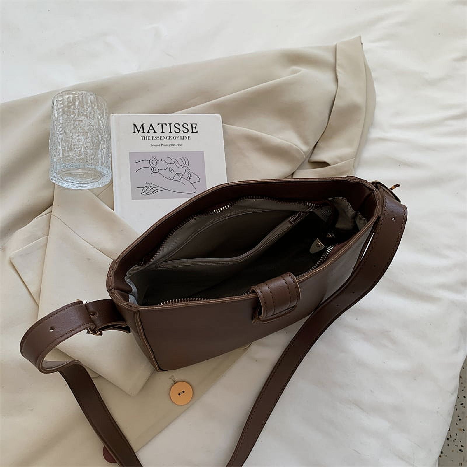 Skye | Large Capacity PU Leather Crossbody Messenger Sling Bag