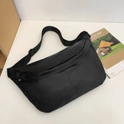 Alaya | Retro Leather Large Crossbody Chest Travel Bag