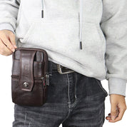 Samson | Vintage Leather Men's Crossbody Waist Bum Bag