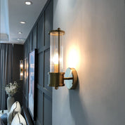 Aria | Gold Cylinder Wall Light – A Modern Statement