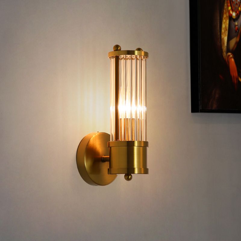 Aria | Gold Cylinder Wall Light – A Modern Statement