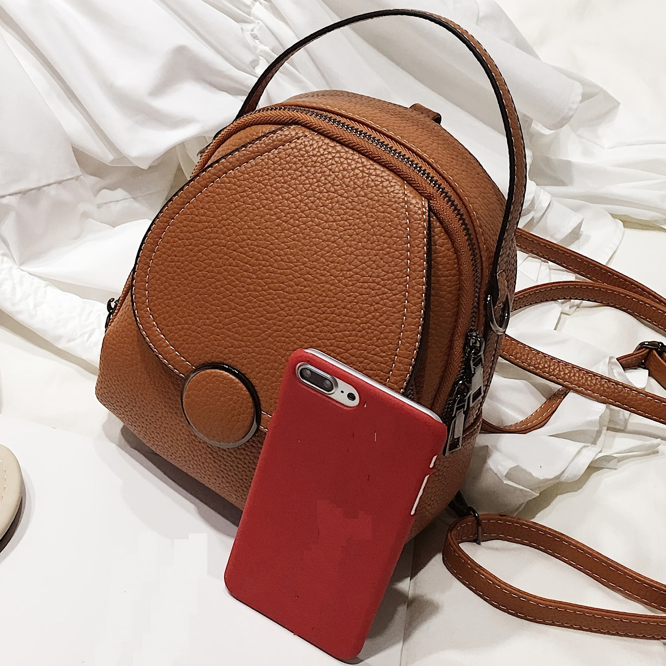 Halle | Mini Flap Convertible Crossbody Handbag