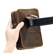 Lachlan | Men's Retro Leather Small Crossbody Shoulder Sling Bag
