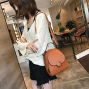 Janelle | Mini Flap Crossbody Sling Handbag Backpack with Top Handle