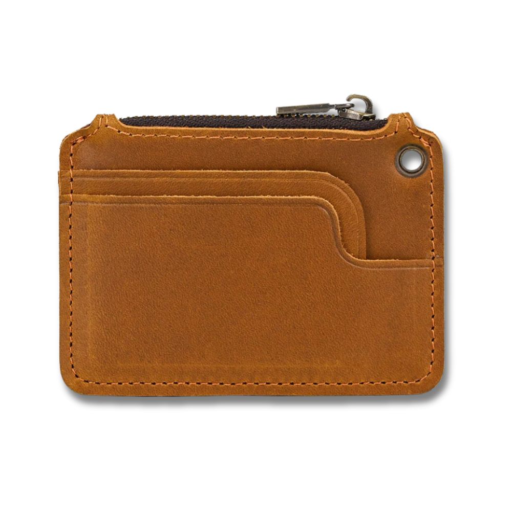 Emryn | Vintage Genuine Leather Travel Wallet with Coin Pocket