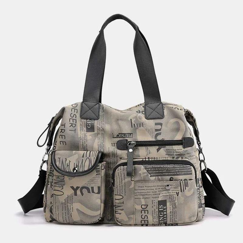 Remy | Vintage Print Crossbody Travel Tote
