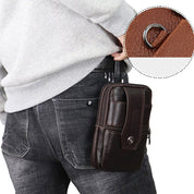 Samson | Vintage Leather Men's Crossbody Waist Bum Bag