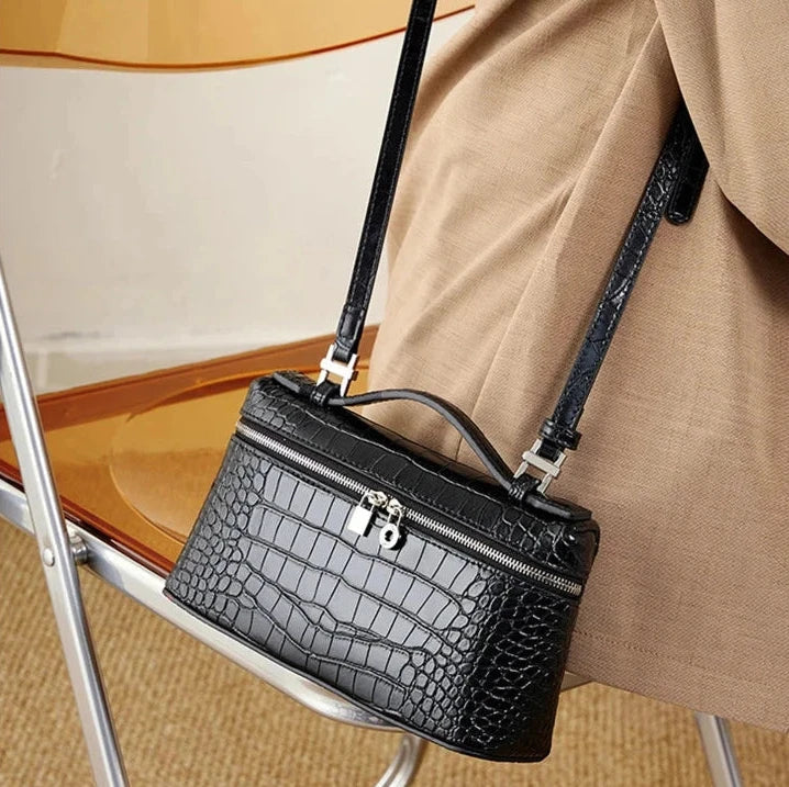 Elisa | Women's Leather Top-Handle Crossbody Sling Handbag