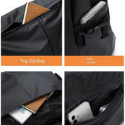 Truett | Water-Resistant Leather Crossbody Messenger Travel Bag