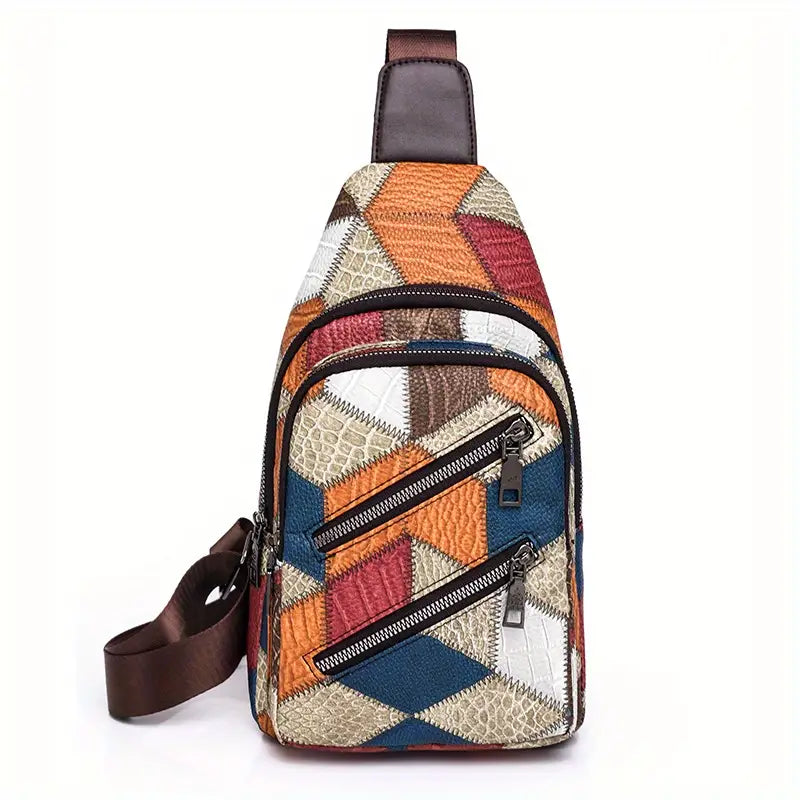 Keily | Women's Embossed Colorblock Crossbody Bag