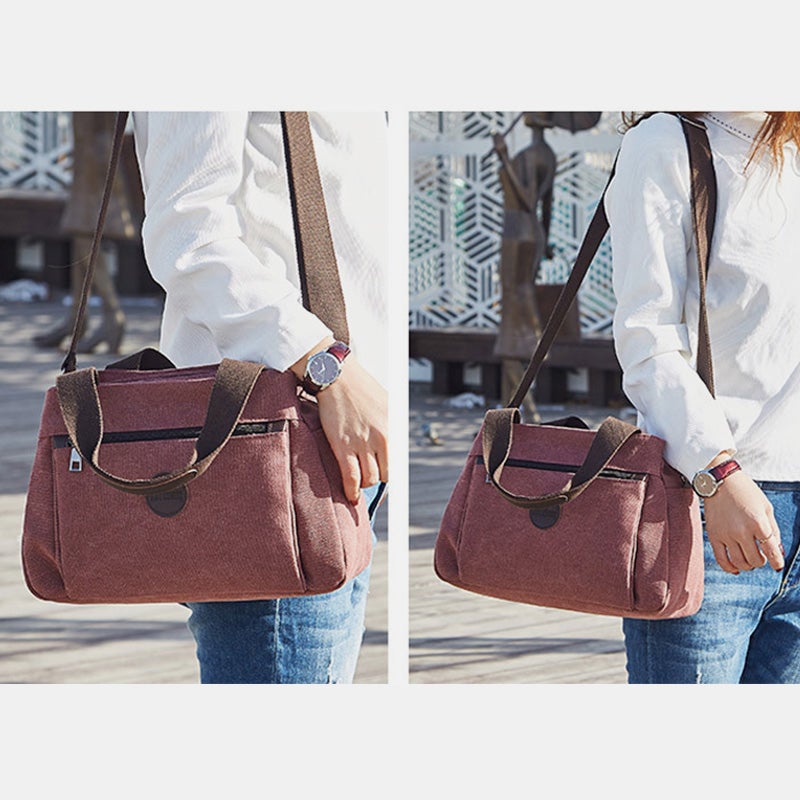 Large Versatile Multi-Pocket Crossbody Bag