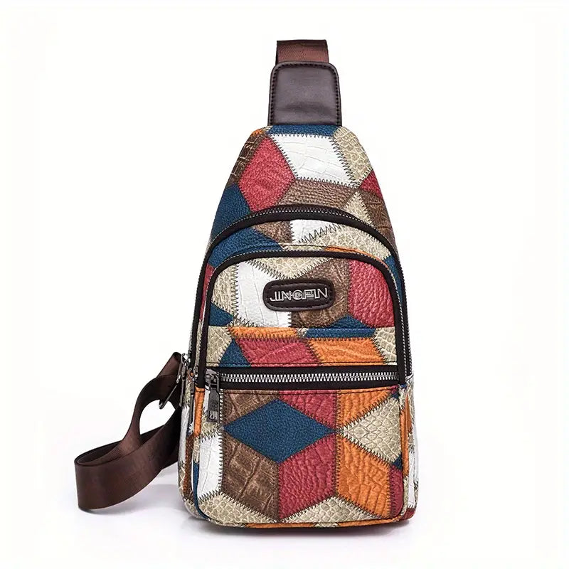 Keily | Women's Embossed Colorblock Crossbody Bag