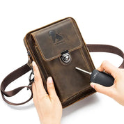 Lachlan | Men's Retro Leather Small Crossbody Shoulder Sling Bag