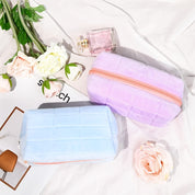 Ivey | Plush Velvet Travel Toiletry Makeup Bag