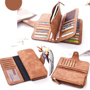 Chic Retro Multi-Slot Wallet for Women