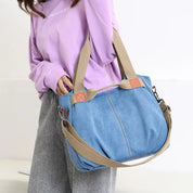 Amanda | Stylish & Functional Vintage-Inspired Canvas Tote Bag