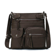 Kallie | Vegan Mushroom Multi-Pocket Crossbody Bag