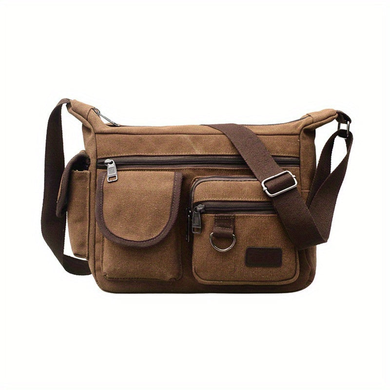 Tucker | Retro Canvas Crossbody Messenger Travel Bag