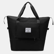 Extra Large Foldable Travel Duffle Bag with Convenient Dry Wet Separation Pocket